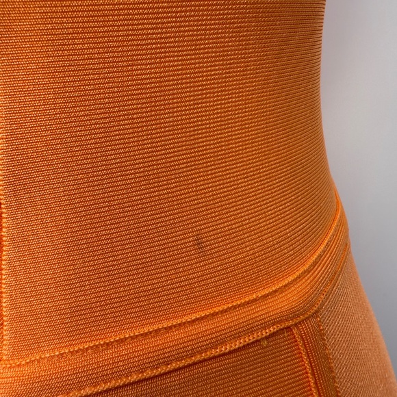 Missguided+ Orange bandage One-Shoulder Bodycon Dress Size 4 - Picture 11 of 11